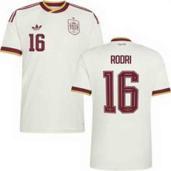 Youth 16 Spain Rodri World Cup 2026 Away Replica Jersey   2